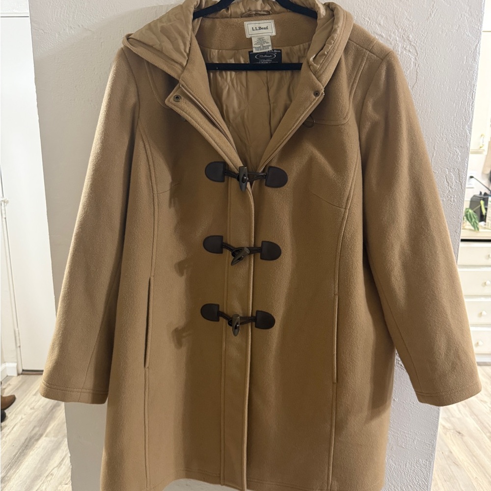 L.L. Bean Camel Toggle Coat